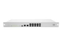 Cisco Meraki MX100 - Palomuuri - 1GbE - 1U - telineeseen asennettava MX100-HW