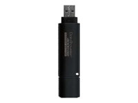 Kingston DataTraveler 4000 G2 Management Ready - USB Flash-asema - salattu - 64 Gt - USB 3.0 - FIPS 140-2 Level 3 - TAA-yhdenmukainen DT4000G2DM/64GB