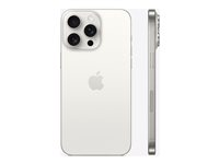 Apple iPhone 15 Pro Max - 5G älypuhelin - Kaksois-SIM / sisäinen muisti 1 Tt - OLED-näyttö - 6.7" - 2796 x 1290 pixels (120 Hz) - 3 takakameraa 48 MP, 12 MP, 12 MP - front camera 12 MP - valkoinen tiotaani MU7H3QN/A