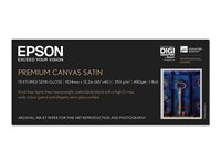 Epson PremierArt Water Resistant Canvas - Kiiltävä - 465 mikronia - Roll (152.4 cm x 12.2 m) - 350 g/m² - 1 rulla (rullat) kangaskuvioinen paperi malleihin Stylus Pro 11880; SureColor SC-P20000 C13S045065