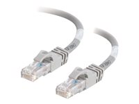 C2G Cat6 Booted Unshielded (UTP) Network Patch Cable - Kytkentäkaapeli - RJ-45 (uros) to RJ-45 (uros) - 50 m - UTP - CAT 6 - valettu, piikitön, säikeinen - harmaa 83376