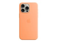 Apple - Takakansi matkapuhelimelle - MagSafe-yhteensopiva - silikoni - appelsiinisorbetti malleihin iPhone 15 Pro Max MT1W3ZM/A