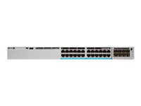 Cisco Catalyst 9300 - Kytkin - L3 - Hallinnoitu - 24 x 10/100/1000 (UPOE+) - telineeseen asennettava - UPOE+ (830 W) C9300-24H-A