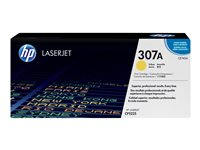 HP 307A - Keltainen - alkuperäinen - LaserJet - väriainekasetti (CE742A) malleihin Color LaserJet Professional CP5225, CP5225dn, CP5225n CE742A