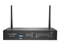 SonicWall TZ470W - Advanced Edition - turvalaite - sekä 1 vuoden TotalSecure - 1GbE, 2.5GbE - Wi-Fi 5 - 2.4 GHz, 5 GHz - pöytä 02-SSC-6805