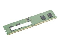 Lenovo - DDR5 - moduuli - 8 Gt - DIMM 288 nastaa - 4800 MHz - puskuroimaton - vihreä malleihin ThinkStation P3 30GS 4X71N34263