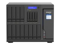 QNAP TVS-H1688X - NAS-palvelin - 16 telineet - SATA 6Gb/s - RAID RAID 0, 1, 5, 6, 10, 50, JBOD, 5 hot spare, 6 hot spare, 60, 10 hot spare, RAID TP - RAM 32 Gt - Gigabit Ethernet / 2.5 Gigabit Ethernet / 10 Gigabit Ethernet - iSCSI tuki TVS-H1688X-W1250-32G