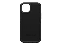 OtterBox Defender Series XT - Takakansi matkapuhelimelle - rosoinen - MagSafe-yhteensopiva - polykarbonaatti, synteettinen kumi - musta malleihin Apple iPhone 14 Plus 77-89109