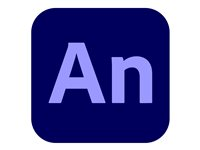 Adobe Animate CC for Enterprise - Subscription Renewal - 1 käyttäjä - volyymi - Taso 1 (1-9) - Win, Mac - Multi European Languages 65297894BA01B12