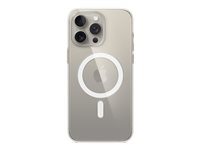 Apple - Takakansi matkapuhelimelle - MagSafe-yhteensopiva - polykarbonaatti - kirkas malleihin iPhone 15 Pro Max MT233ZM/A