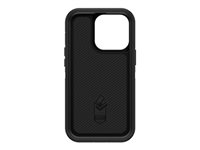 OtterBox Defender Series - ProPack Packaging - takakansi matkapuhelimelle - rosoinen - polykarbonaatti, synteettinen kumi, 50 % kierrätettyä muovia - musta malleihin Apple iPhone 13 Pro 77-84220