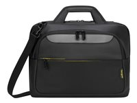 Targus CityGear Topload Laptop Case - Kannettavan tietokoneen kantolaukku - 12" - 14" - musta TCG455GL