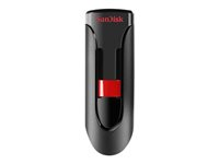 SanDisk Cruzer Glide - USB Flash-asema - salattu - 32 Gt - USB 2.0 (pakkaus sisältää 3) SDCZ60-032G-G46T