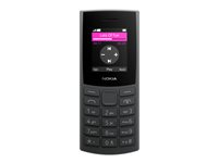 Nokia 105 4G (2023) - 4G erikoispuhelin - Kaksois-SIM - microSD slot - LCD-näyttö - hiilenharmaa 1GF018UPA1L01