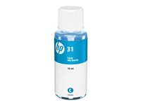 HP 31 - 70 ml - sinivihreä - alkuperäinen - täytemuste malleihin Smart Tank 51XX, 67X, 70XX, 73XX, 750, 76XX; Smart Tank Plus 55X, 570, 655 1VU26AE