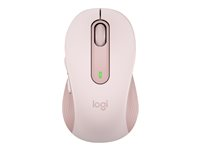 Logitech Signature M650 - Hiiri - optinen - 5 painiketta - langaton - Bluetooth, 2.4 GHz - Logitech Logi Bolt USB-vastaanotin - ruusu 910-006254