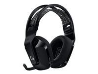 Logitech G G733 LIGHTSPEED Wireless RGB Gaming Headset - Kuuloke + mikrofoni - täysi koko - 2,4 GHz - langaton - musta 981-000864