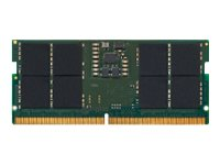 Kingston - DDR5 - pakkaus - 32 Gt: 2 x 16 Gt - 262-nastainen SO-DIMM - 5600 MHz / PC5-44800 - CL46 - 1.1 V - puskuroimaton - ECC KCP556SS8K2-32