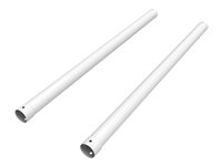 Multibrackets M Extension poles Projector Mount HD - Asennuskomponentti (2 laajennusputkea (95 cm)) malleihin projektori - teräs - valkoinen 7350073735242