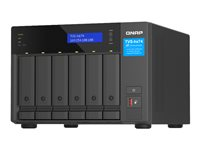 QNAP TVS-H674 - NAS-palvelin - 6 telineet - SATA 6Gb/s - RAID RAID 0, 1, 5, 6, 10, 50, JBOD, RAID TP, TM - RAM 16 Gt - Gigabit Ethernet / 2.5 Gigabit Ethernet - iSCSI tuki TVS-H674-I3-16G