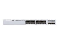 Cisco Catalyst 9300L - Network Essentials - kytkin - L3 - Hallinnoitu - 24 x 10/100/1000 (UPOE) + 4 x 10 Gigabit SFP+ (maa-satelliittiyhteys) - telineeseen asennettava - UPOE (880 W) - sekä 10 vuoden Network Essentials C9300L-24UXG4X-10E